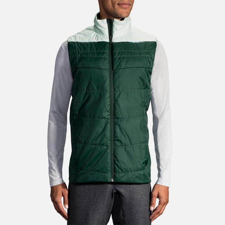 Brooks Cascadia Thermal Men's Running Jackets - Green (39576-YESR)